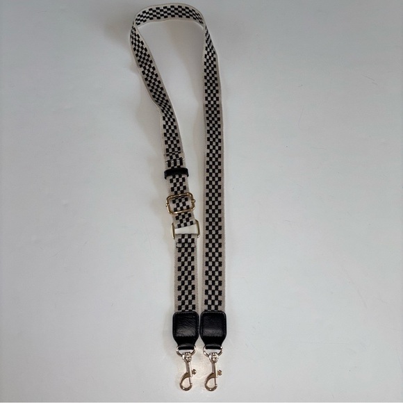 Guitar Checkered Crossbody Replacement Bag Purse Strap Webbed - Picture 1 of 9